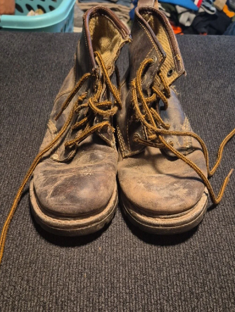 American Eagle Outfitters Brown Lace-Up Men's Work Boots